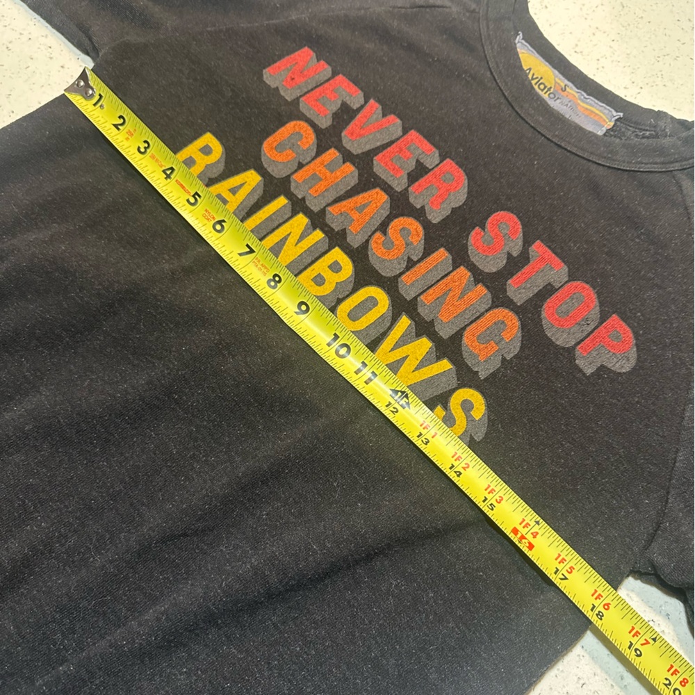 Aviator Nation EUC NEVER STOP CHASING RAINBOWS CREW SWEATSHIRT - Picture 10 of 14